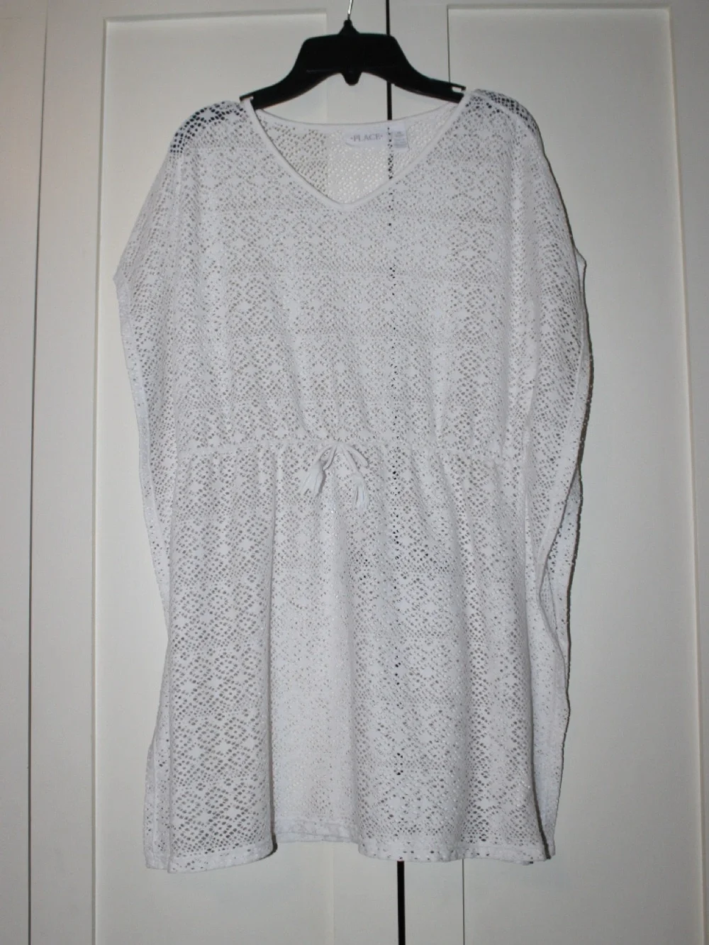 The Children’s Place White Crochet Swim Cover-Up | Size 14